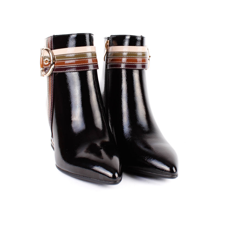 BOTIN LINEAS TRICOLOR BLACK 84727