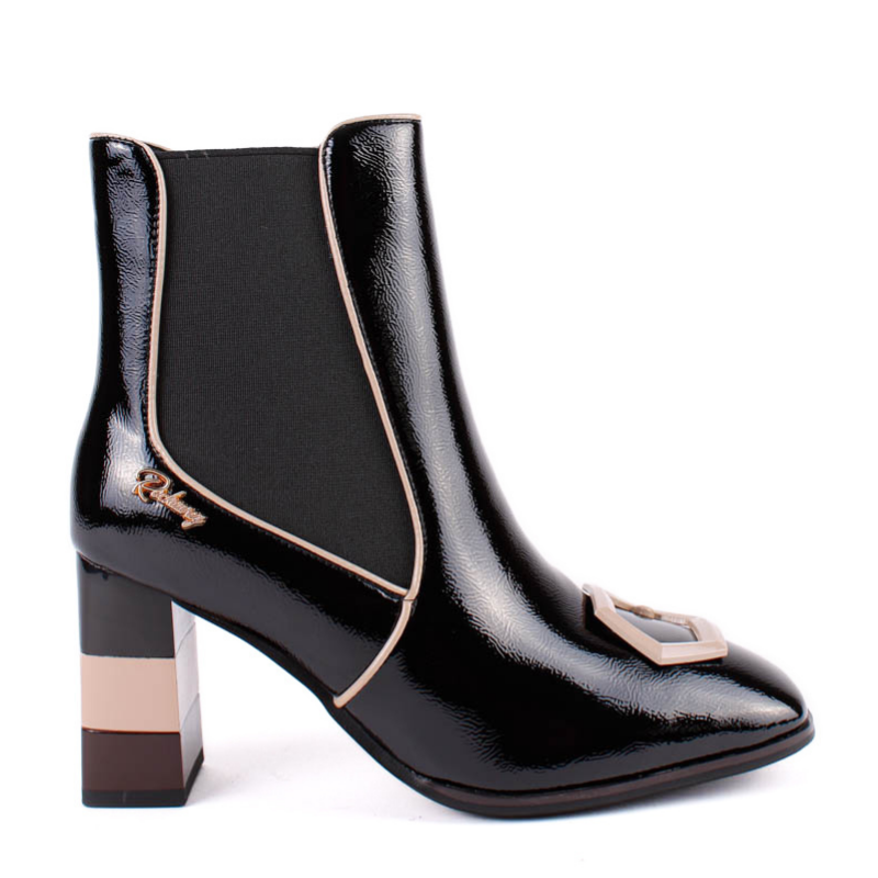 BOTIN HEBILLA CHAROL BLACK 85011