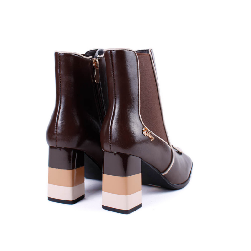 BOTIN HEBILLA CHAROL BROWN 85011