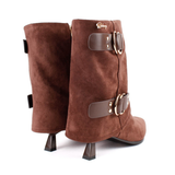 BOTIN POLAINA HEBILLAS COFFEE 84754