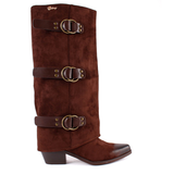 CAMPERA POLAINA HEBILLAS BROWN 85113