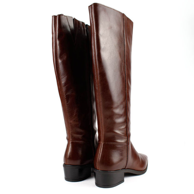 BOTA ALTA PIEL CHOCOLATE 5928
