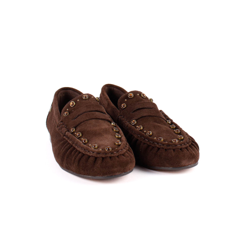 MOCASIN COPETE TACHAS MOKA SA1840