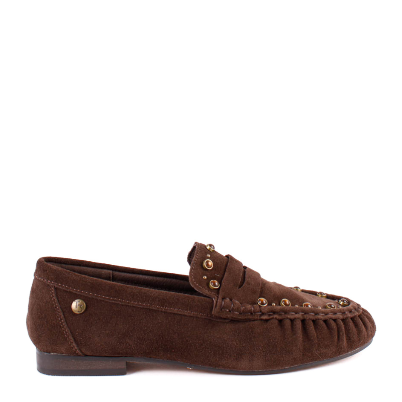MOCASIN COPETE TACHAS MOKA SA1840