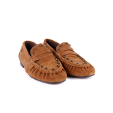MOCASIN COPETE TACHAS CAMEL SA1840