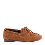 MOCASIN LAZO TACHAS CAMEL SA1842