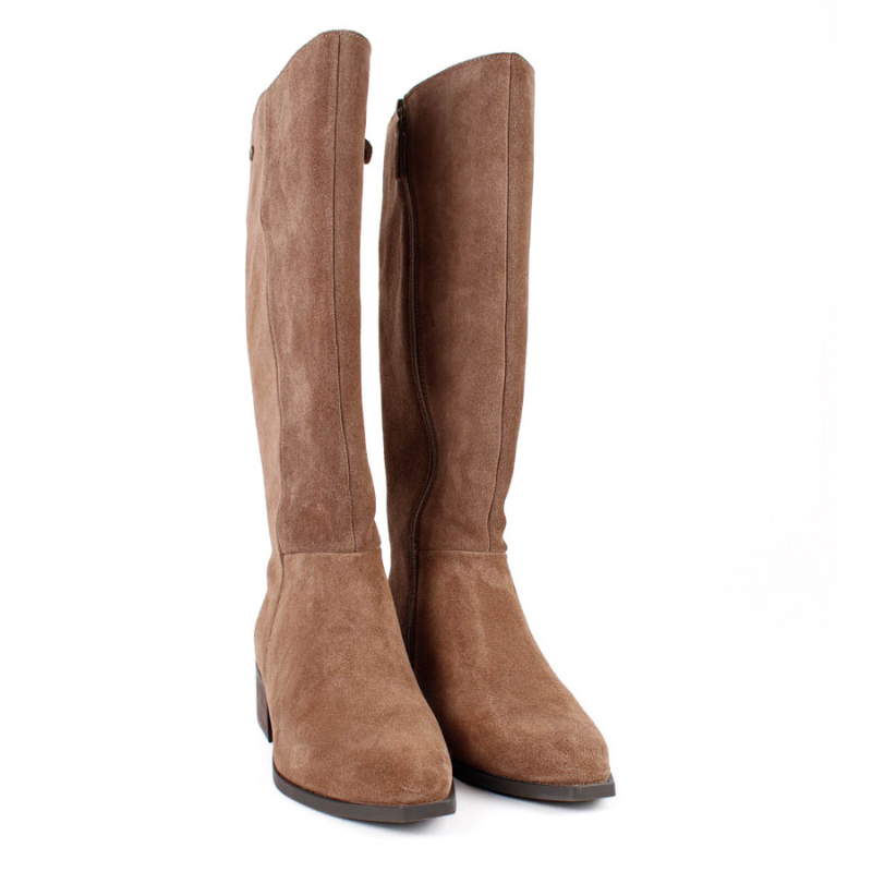 BOTA ALTA SERRAJE TAUPE