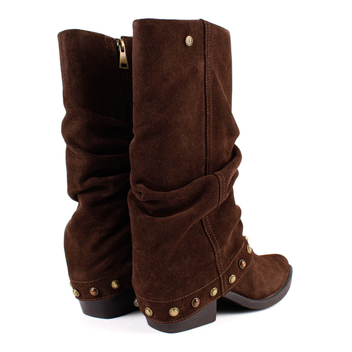 BOTA CAMPERA POLAINA ADORNOS TAUPESS1976