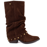 BOTA CAMPERA POLAINA ADORNOS TAUPESS1976