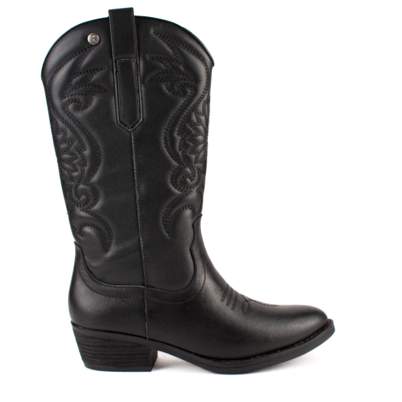 BOTA COWBOY PIEL NEGRO SS1986