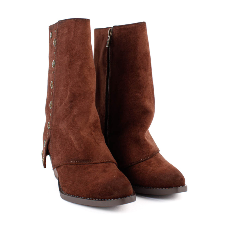 CAMPERA POLAINA MARRON 146094