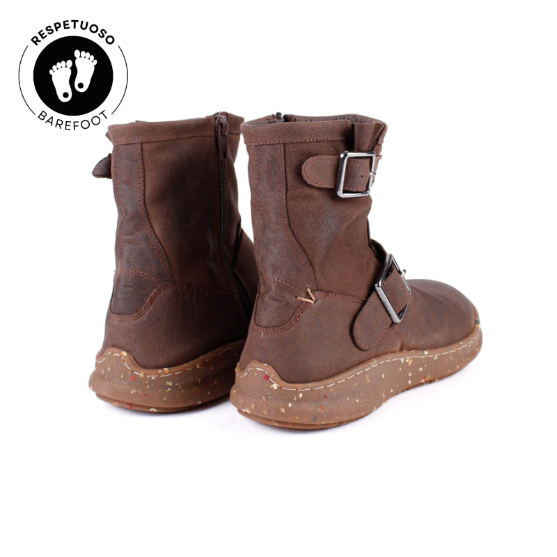 BOTIN BAREFOOT HEBILLAS MARRON 6006