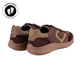 SNEAKER BAREFOOT CORDON MARRON 7002