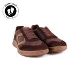 SNEAKER BAREFOOT CORDON MARRON 7002