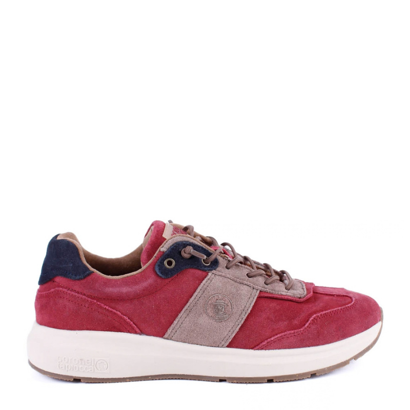 SNEAKER SERRAJE COMBI BURDEOS T541