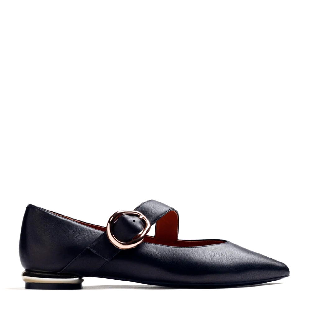 BAILARINA HEBILLA PIEL NEGRO 80167