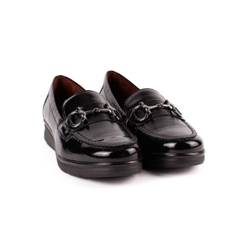 MOCASIN CHAROL APLIQUE NEGRO 11502