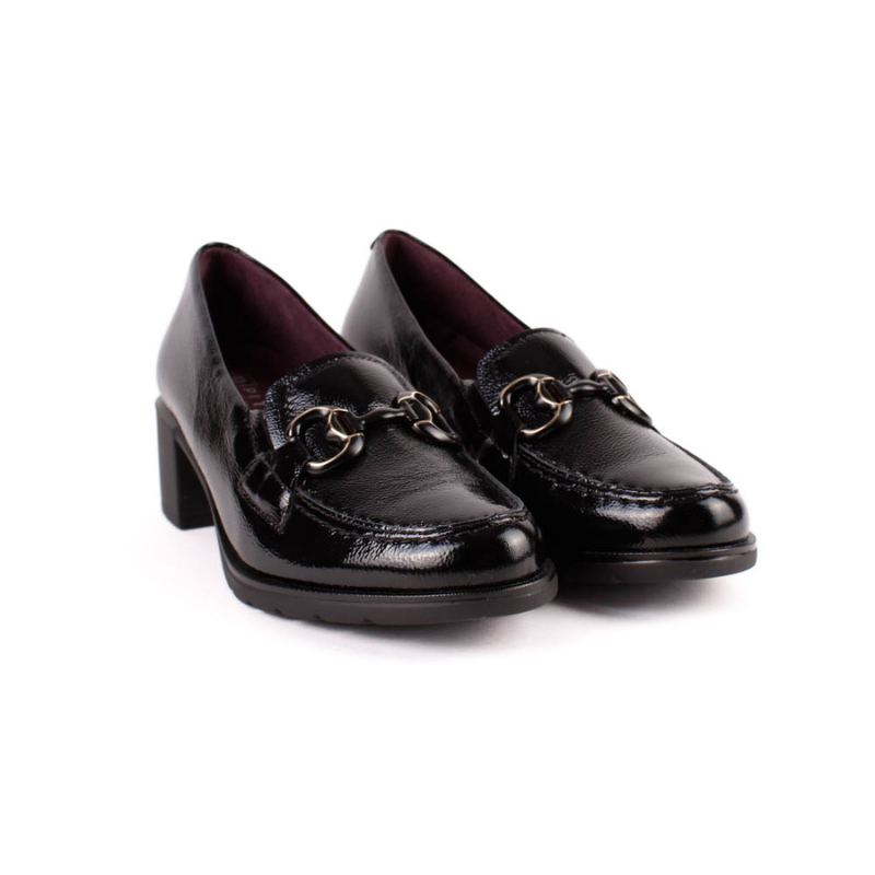 MOCASIN CHAROL APLIQUE NEGRO 11621