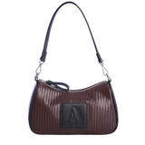 BOLSO HOMBRO TRENZADO MARRON