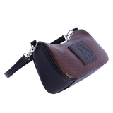 BOLSO HOMBRO TRENZADO MARRON