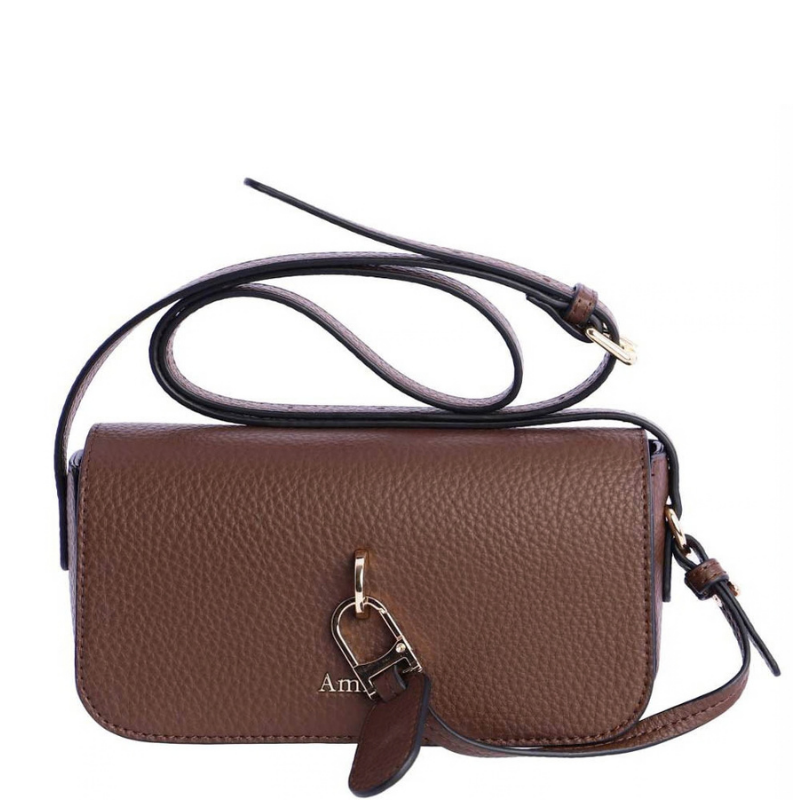 BANDOLERA CANDADO TAUPE