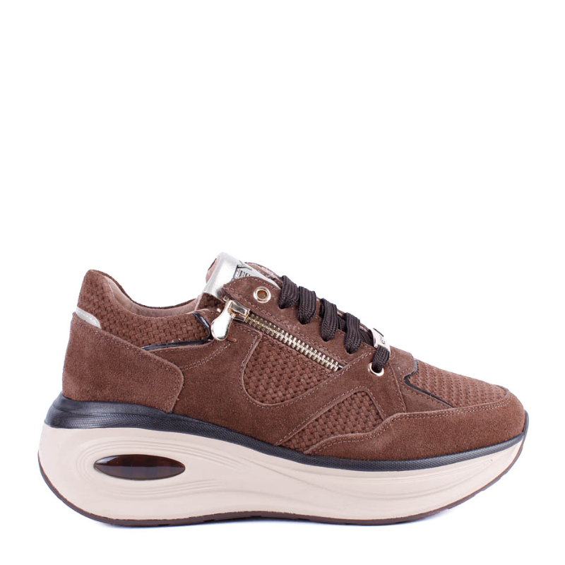 SNEAKER AIR CREMALLERA MARRON