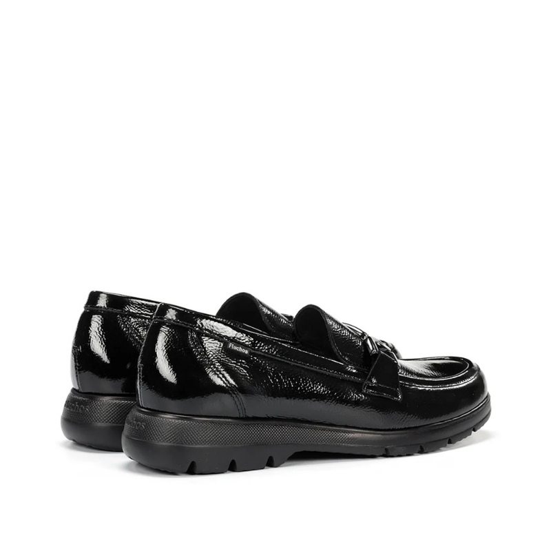 MOCASIN GLADIS CHAROL NEGRO F1794