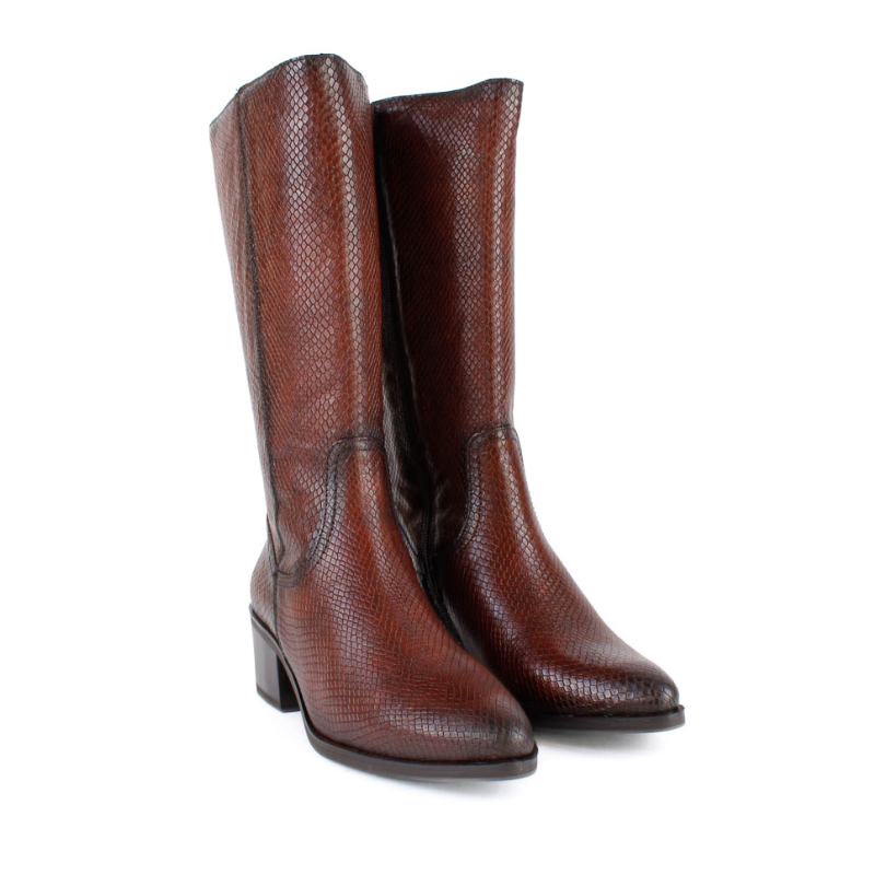 BOTA ALTA VIBORA CUERO 3058