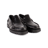 MOCASIN FRUNCIDO TRACK NEGRO 10048