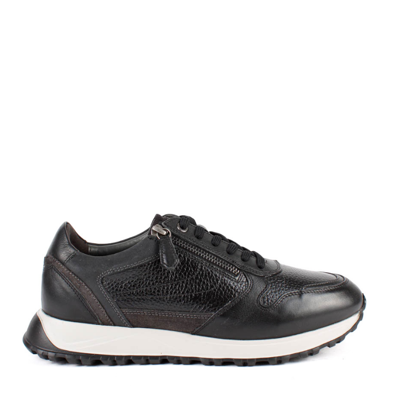 SNEAKER CREMALLERA NEGRO 7041