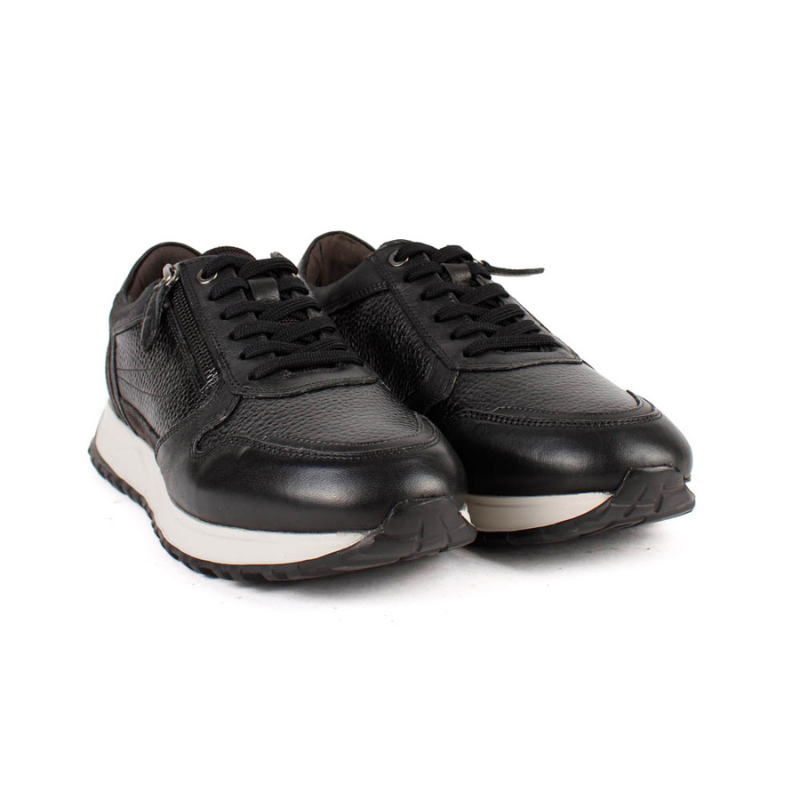 SNEAKER CREMALLERA NEGRO 7041