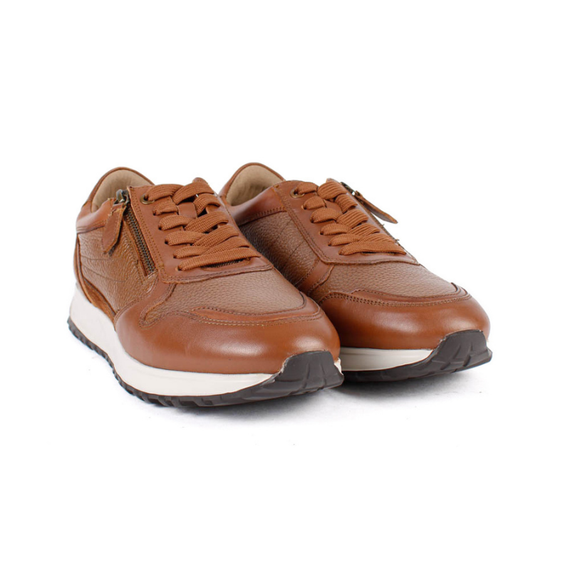 SNEAKER CREMALLERA MARRON 7041