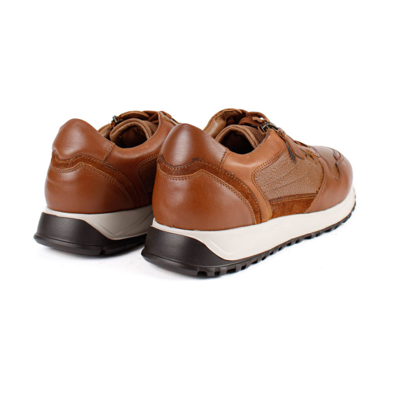SNEAKER CREMALLERA MARRON 7041