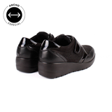 MOCASIN VELCRO STRASS NEGRO 45418