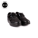 MOCASIN VELCRO STRASS NEGRO 45418