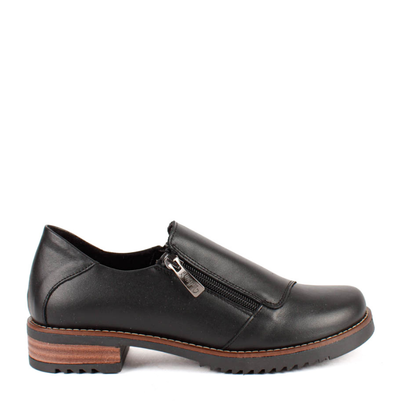 ZAPATO CREMALLERA NEGRO 2301