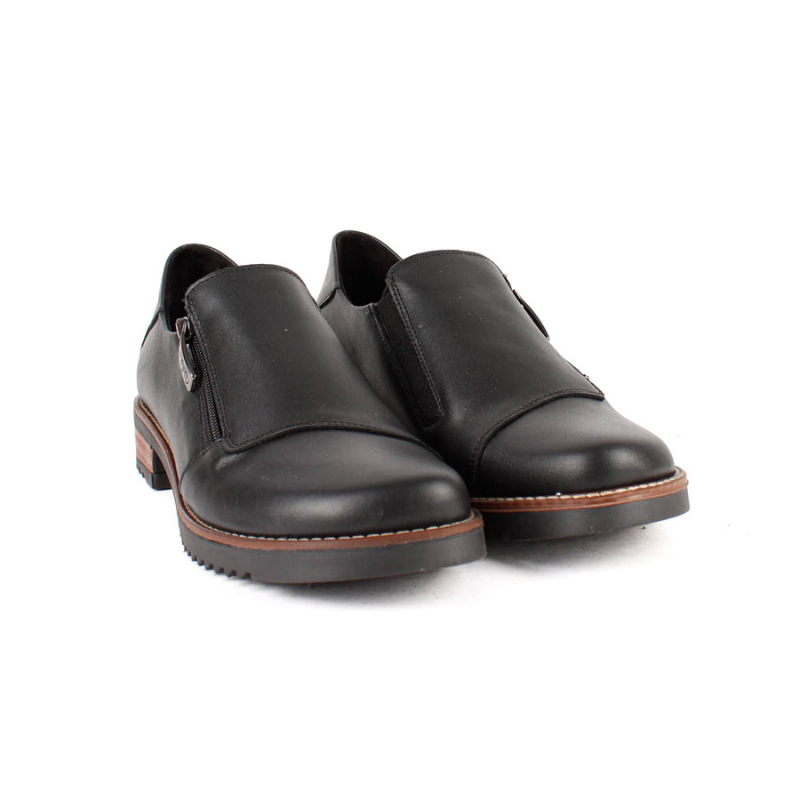 ZAPATO CREMALLERA NEGRO 2301