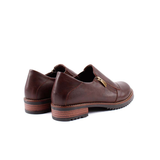 ZAPATO CREMALLERA MARRON 2301