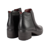 BOTIN CREMALLERA PIEL NEGRO