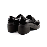 MOCASIN ELASTICO CHAROL NEGRO