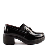 MOCASIN ELASTICO CHAROL NEGRO