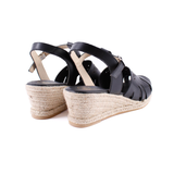 SANDALIA LASER NEGRO 2589