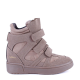 BOTIN SNEAKER VELCROS TAUPE 1361