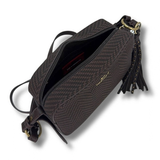 BANDOLERA ESPIGA MARRON