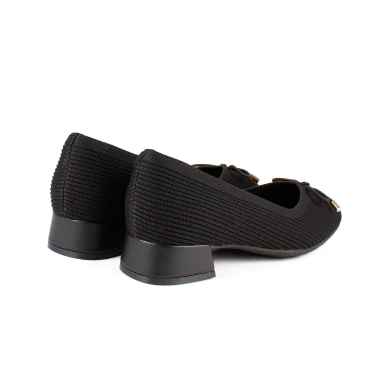 BAILARINA LAZO TEJIDO NEGRO 66-3498