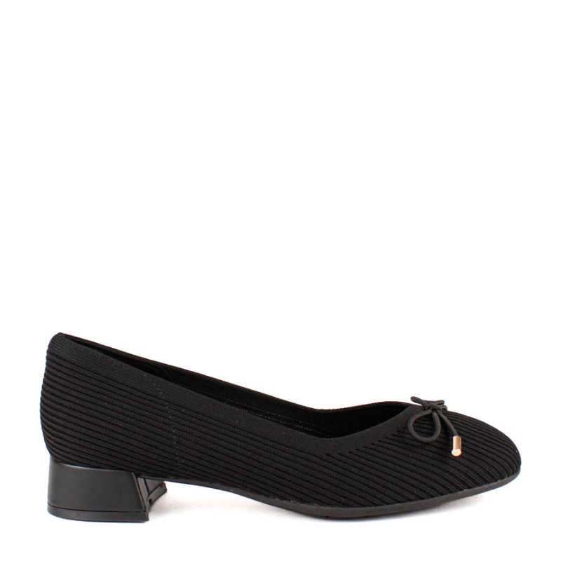 BAILARINA LAZO TEJIDO NEGRO 66-3498