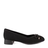 BAILARINA LAZO TEJIDO NEGRO 66-3498