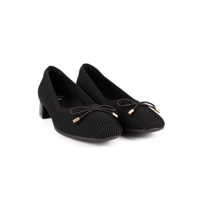 BAILARINA LAZO TEJIDO NEGRO 66-3498