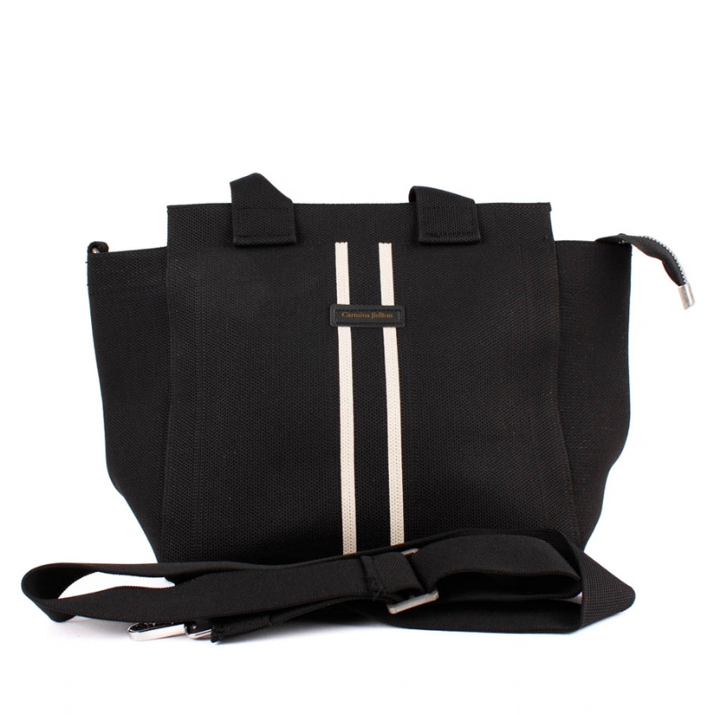 BOLSO TEJIDO BLACK