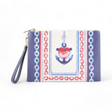 CARTERA MANO CORAZON ANCLA NAVY 16-7259